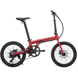 NAVI N2 20-inch folding electric bicycle in red